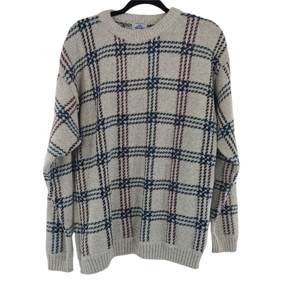 Cambridge Classics Patterned Sweater Tan/Multicol… - image 1
